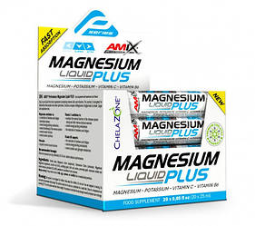 Магній Amix Magnesium liquid Plus - 20x25мл