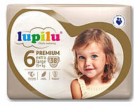 Підгузники Lupilu Premium Extra large Розмір 6, Вага 15+ кг, 38 шт