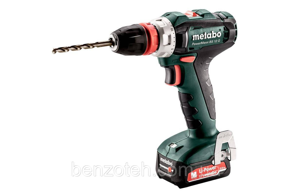 Шуруповерт акумуляторний Metabo PowerMaxx BS 12 Q