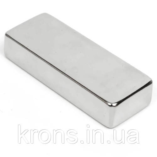 Магніт неодимовий сильний 60х20х10мм N35, фото 1