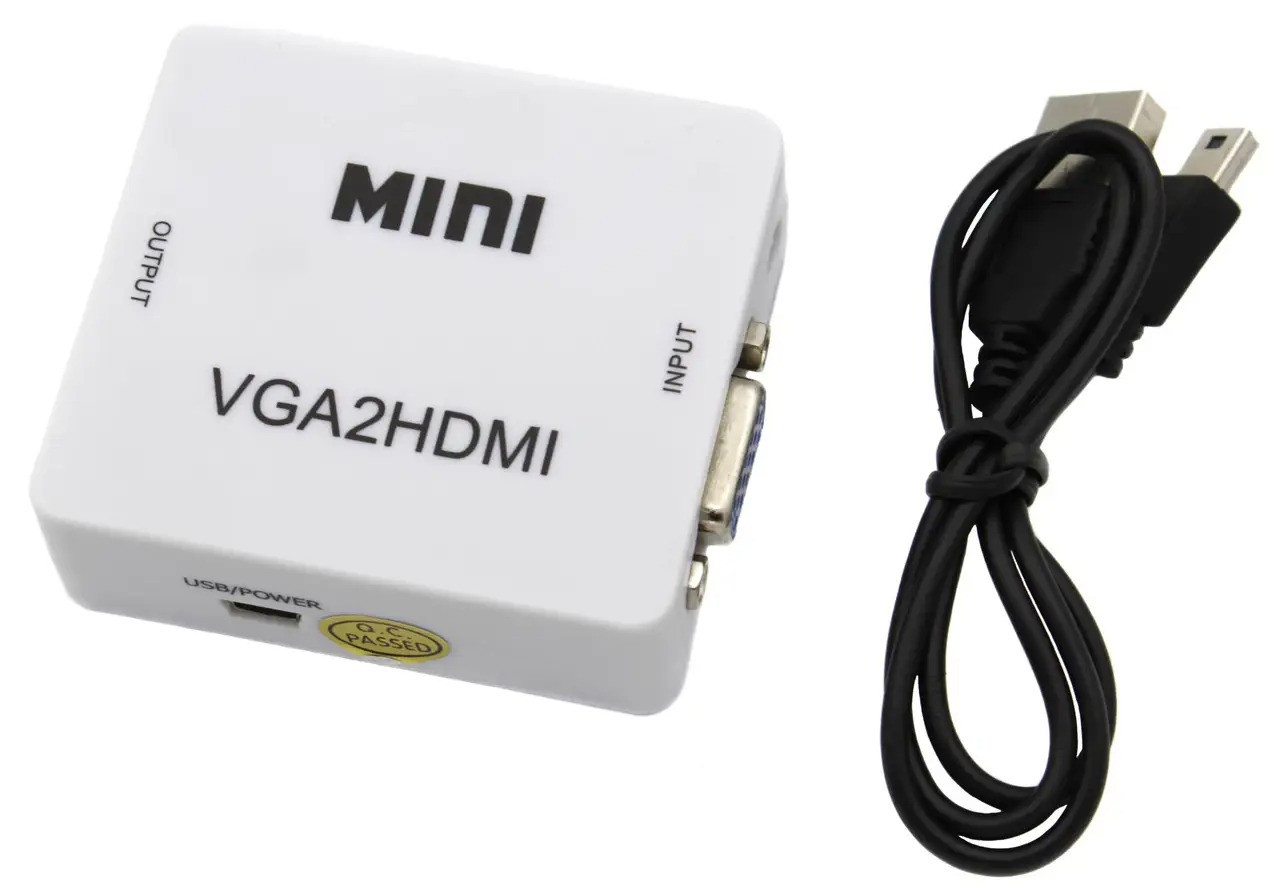 Конвертер-адаптер перехідник VGA — HDMI 5027