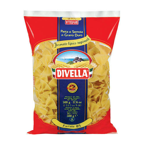Купить Макароны Farfalle 085 "Divella" Италия фасовка 0.5 kg, цена 66 ...