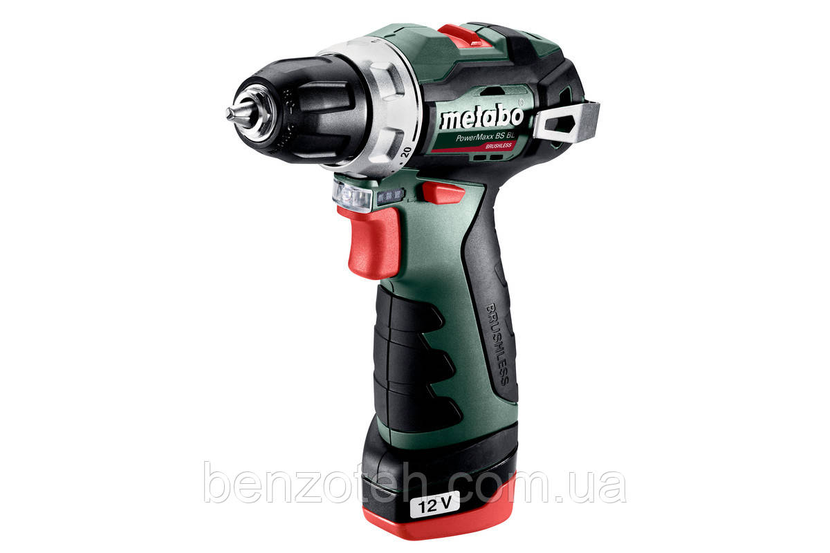 Шуруповерт акумуляторний Metabo PowerMaxx BS BL 12 В