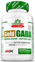 Активний стимулятор гормону росту Amix GreenDay ProVegan GABA - 90 веган капс