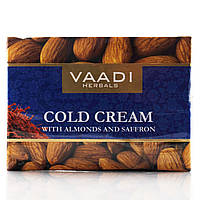 Зимовий крем із мигдальною олією, Алое вера та шафраном Вааді/Vadi Herbals Cold Cream 150 г