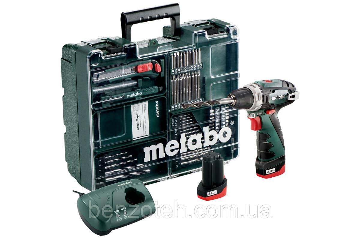 Шуруповерт акумуляторний Metabo PowerMaxx BS Mobile Workshop