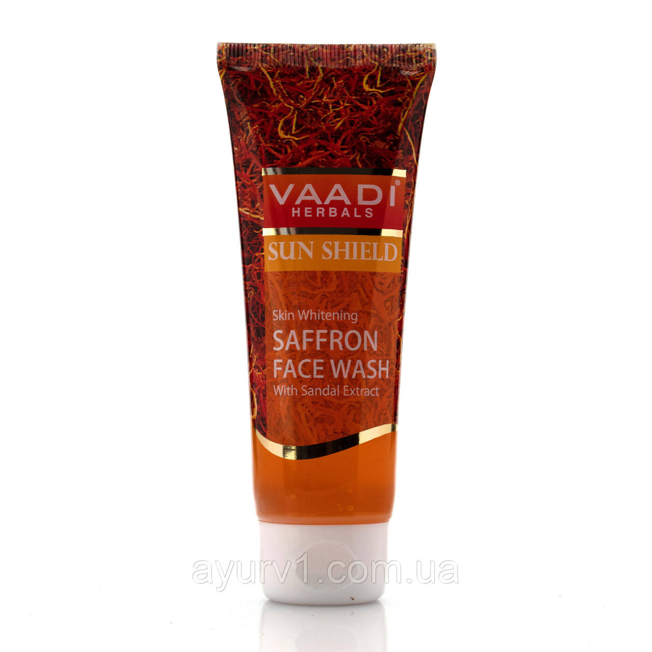 VAADI відбілюючий Гель для вмивання з шафраном і сандалом 60 мл (Індія)