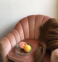 Пудровый персековый велюр для кресла Мебельный велюр Велюр для перетяжки обивки мебели Мебельная ткань