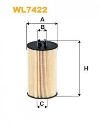 Фільтр масляний WL 7422 648/6, фото 1
