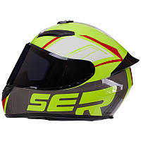 Мотошлем, шлем для мотоцикла QKE M-3820 размер XL (61-62)