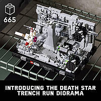 Конструктор LEGO Star Wars Run Dioma (75329) Диорама Проліт над Зірки Смерті, фото 6