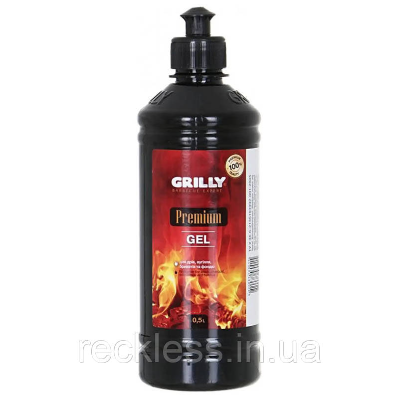 Засіб для розведення вогню гель для розпалювання 0,5л GRILLY