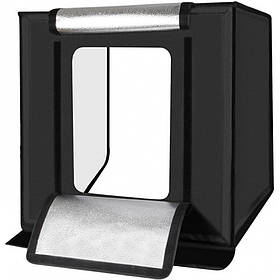 Лайткуб (фотобокс) для предметного знімання Puluz PU5040 40x40x40 см (Чорний)