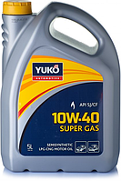 Масло моторное полусинтетическое YUKO SUPER GAS 10w40 API SM/CF 5л 186579