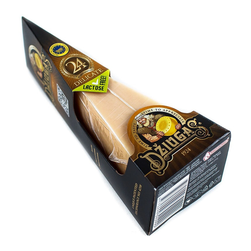 Сир Джугас Делікатний 24 Місяці 40% без лактози Dziugas Delicate 24 Mounth 180 г Литва, фото 1