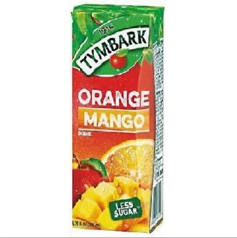 Напій Дитячий Tymbark Orange Mango Тімбарк Апельсин Манго 200 мл Польща
