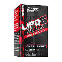 Жироспаль Nutrex Lipo 6 black Ultra Concentrate (30 black-capps) нутрекс ліпо 6