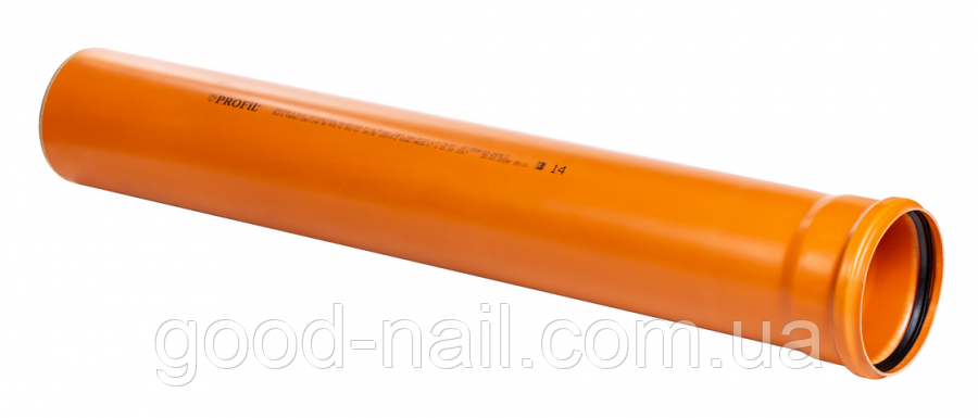 Труба каналізаційна Profil ПВХ 160 мм SN2 1м, фото 1