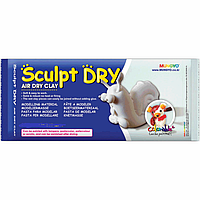 ' Масса для моделирования, белая, самозастывающая, 500г, ''Sculpt Dry'', MUNGYO