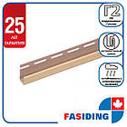 Планка FaSiding Standard/BlockHouse "J-trim" "Міндаль"