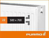 Стальной панельный радиатор PURMO Compact 22 500x 700