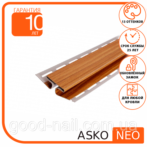 Планка ASKO NEO H світла сосна 3.8 м, фото 1