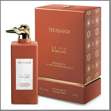 Trussardi Le Vie Di Milano Passeggiata In Galleria Vittorio Emanuele II парфюмированная вода 100 ml., фото 2