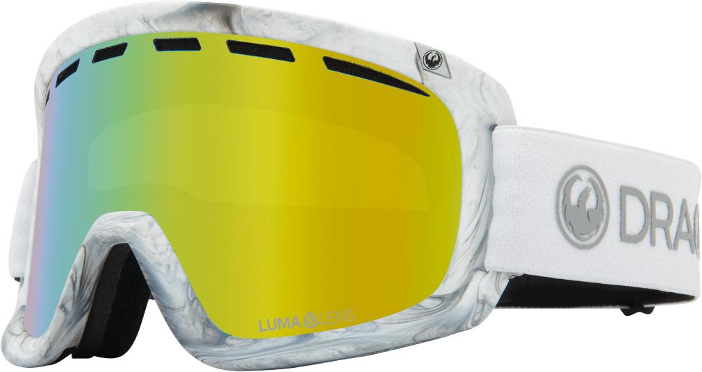 Маска для сноуборда Dragon 2022 D1 OTG Carrara Lumalens® Gold Ion Amber