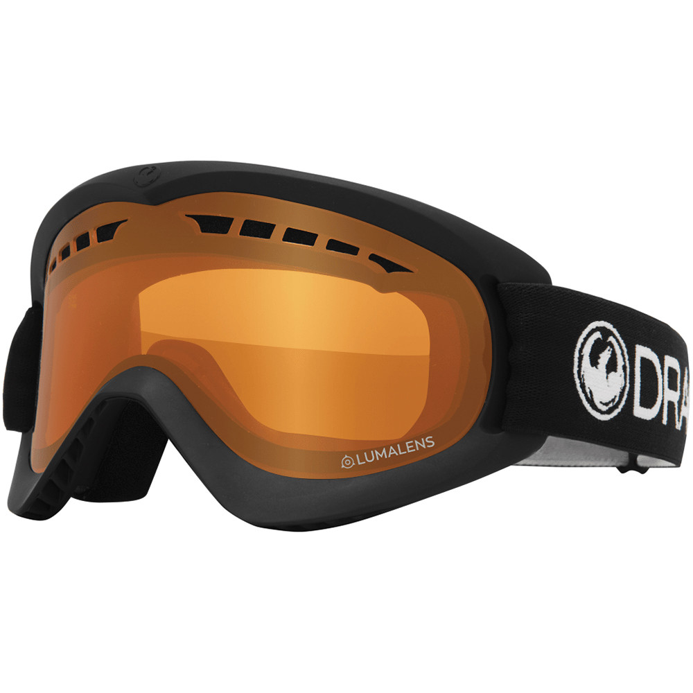 Маска Dragon 2022 DXS Black Lumalens® Amber