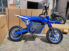 Пітбайк акумуляторний FORTE PB800E (синій, зелений, червоний), фото 4