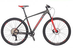 Велосипед-найнер Crosser 075С 29" (рама 17, 21S) Hidraulic Shimano 2021 сіро-червоний