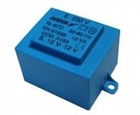 Трансформатор E3012.18.2.12 1,8VA Uout=2x12V/0,075A (выводы 6-7, 9-10), Uin=220VAC (выводы 1-5) 32х27х24мм