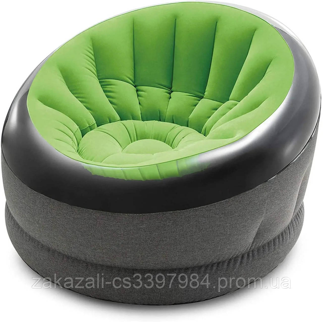 🔸 Надувне крісло Intex Empire 68581, 112 х 109 х 69 см | Надувні меблі Інтекс, фото 1