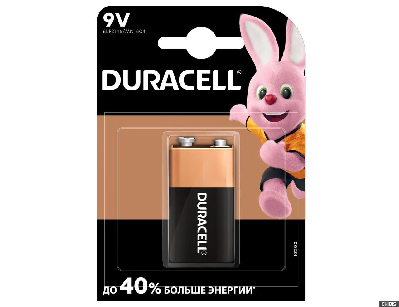 Щелочная Батарейка Duracell 6LR61 MN1604 9V — Купить Недорого на Bigl ...