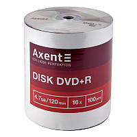 Диск DVD-R 4,7Gb Bulk 100pcs Axent