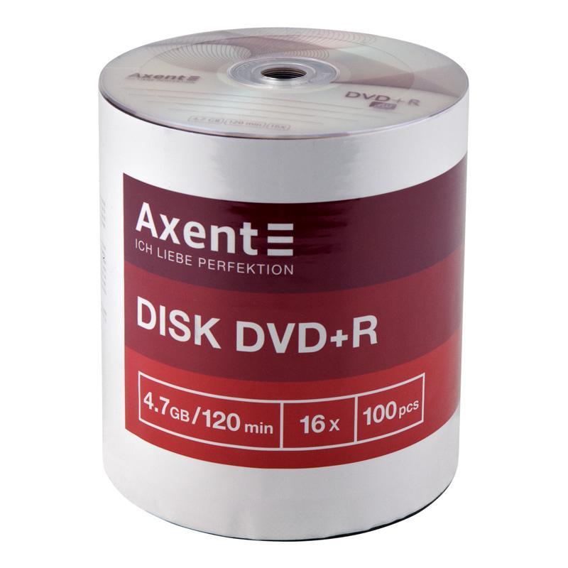 Диск DVD-R 4,7Gb Bulk 100pcs Axent - фото 1 - id-p1609038121