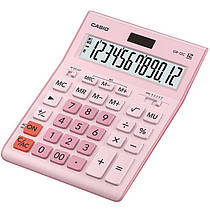 Калькулятор 12р. 209х155х35мм. Casio рожевий