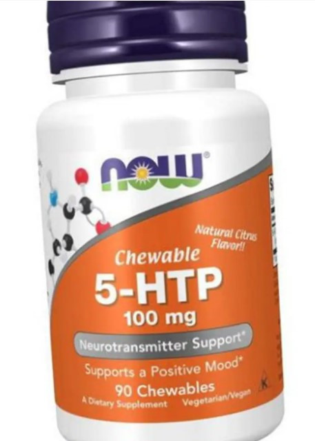 Now Foods Chewable 5-HTP 100 mg 90 chewables - фото 1 - id-p1609015377