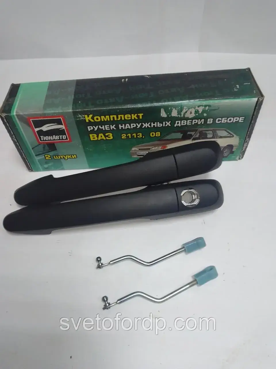 Євро ручки ВАЗ 2108, 2113 наружні 2 штуки комплект Тюн-Авто, фото 1
