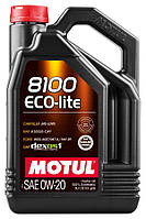 Моторное масло Motul 8100 ECO-LITE 0W20, 5L