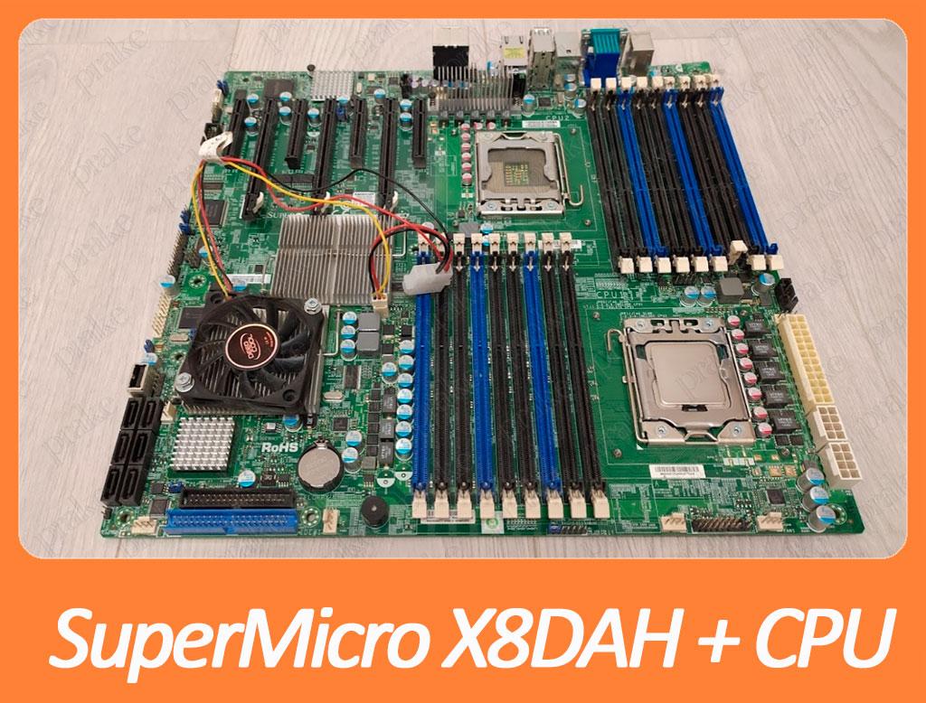 Серверна материнська плата SuperMicro X8DAH+-F + CPU XEON x5680 3.33GHz 6 ядер/12 потоків