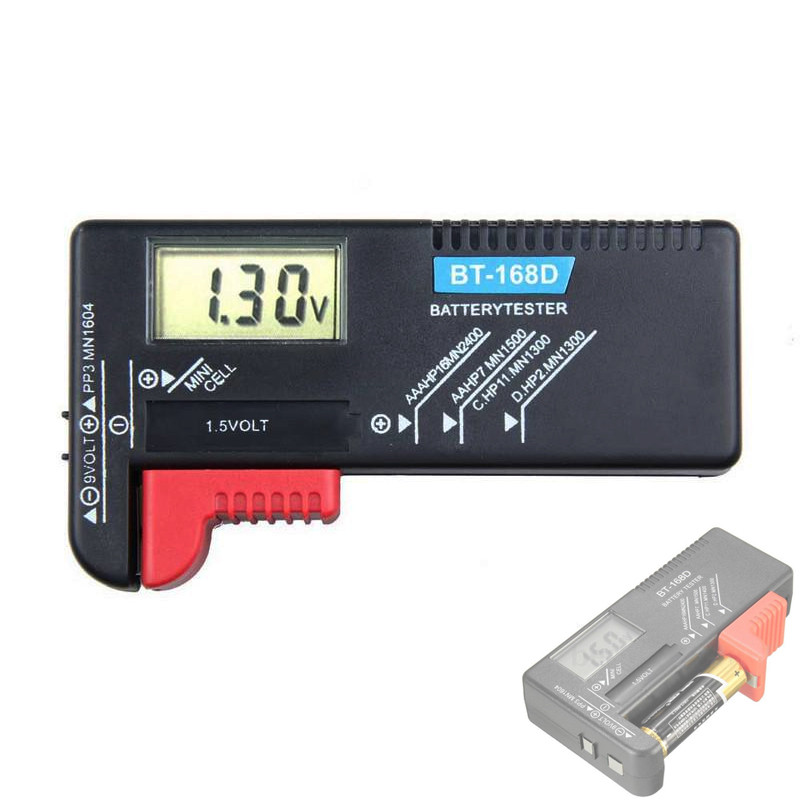 Універсальний тестер заряду батарей з LCD BT-168D