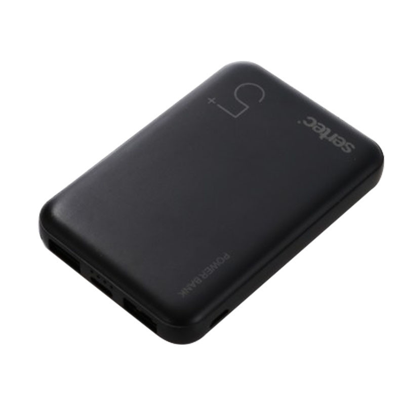 Зарядний акумулятор Powerbank Sertec ST-2060 5000 mAh (Чорний)
