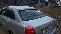 Дефлектор заднего стекла на Chevrolet Lacetti седан 2004-2013 (скотч) . Козырек, ветровик, заднего стекла