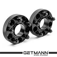 Автомобильное расширительное кольцо (Spacer) GETMANN H = 30 мм PCD5x114.3 DIA 67.1, Шпильки 12х1.5 Кованая