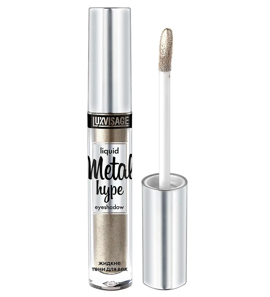 Жидкие тени для век Luxvisage Metal Hype Liquid Eyeshadow, 3.5 г № 19 АНТИКВАРНОЕ СЕРЕБРО - фото 1 - id-p1609082661