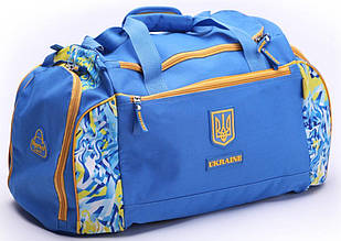 Дорожная, спортивная сумка 45L Kharbel, Украина C195M голубая