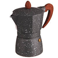 Гейзерна кавоварка A-Plus 3 чашки (2084) Мармурова R_9331