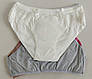 Жіночі труси однотонні з гіпюровими вставками (10 шт), фото 3