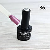 Гель лак для нігтів бузково-рожевий №86 Sweet Nails 8мл, фото 5